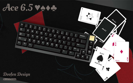 【IC】Createkeebs Ace 6.5- 65% Custom Biult Mechanical Keyboard with Poker element