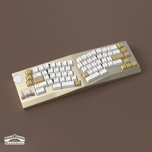 【GB】 Createkeebs Venice Rialto-Tented Ergo Custom Mechanical Keyboard