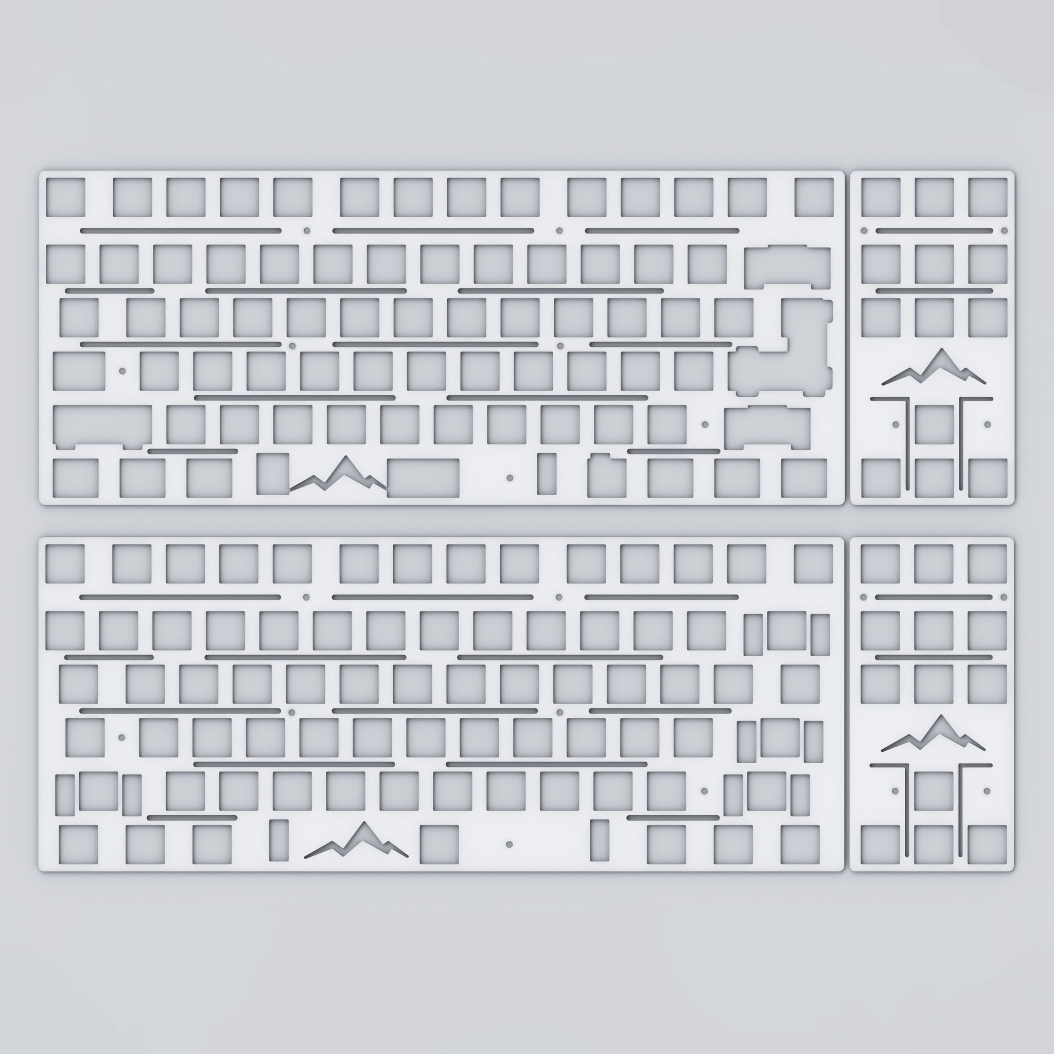 PC/Brass Plate for Createkeebs Glacier 80 Mechanical Keyboard